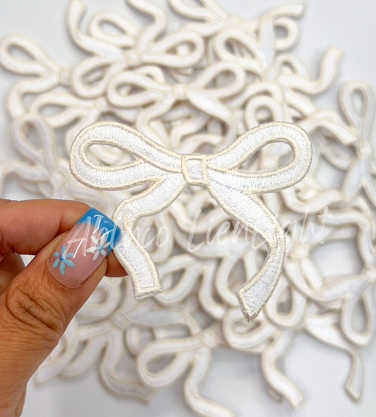 White Bow Patch